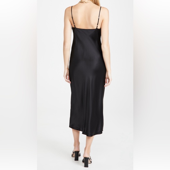 Sablyn Taylor Black Silk Slip Dress - Small - Picture 3 of 9